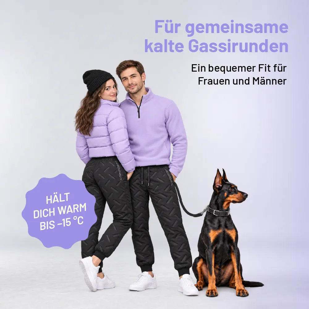 Gefütterte Thermo-Funktionshose – ideal für kalte Gassirunden