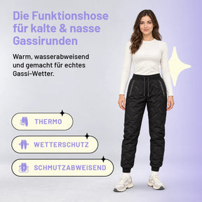 Gefütterte Thermo-Funktionshose – ideal für kalte Gassirunden