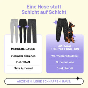 Gefütterte Thermo-Funktionshose – ideal für kalte Gassirunden