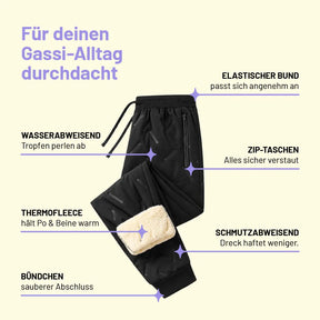 Gefütterte Thermo-Funktionshose – ideal für kalte Gassirunden