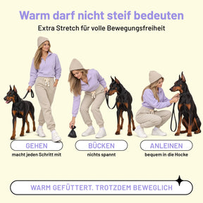 Gefütterte Thermo-Jogginghose – ideal für kalte Gassirunden