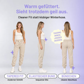 Gefütterte Thermo-Jogginghose – ideal für kalte Gassirunden