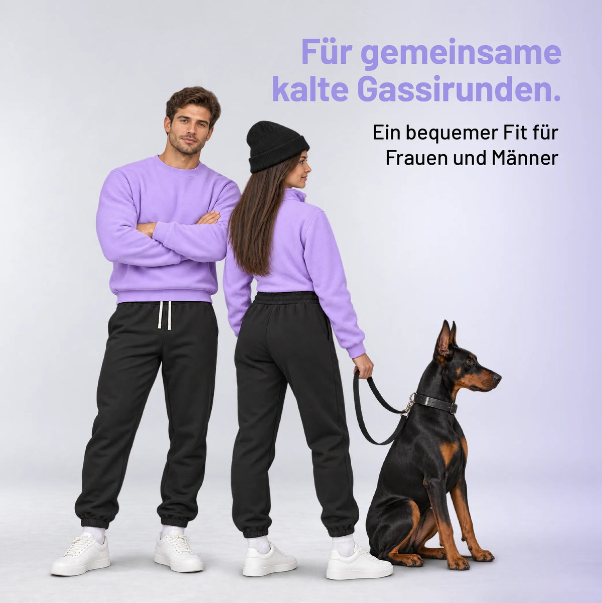 Gefütterte Thermo-Jogginghose – ideal für kalte Gassirunden
